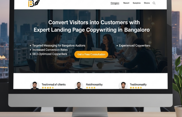 landing page copywriting bangalore