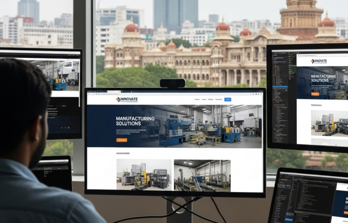 manufacturing website development bangalore