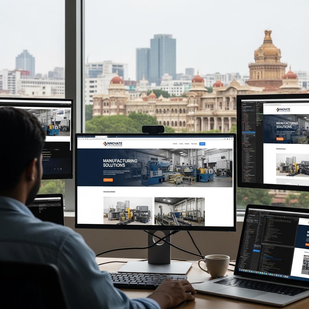 manufacturing website development bangalore