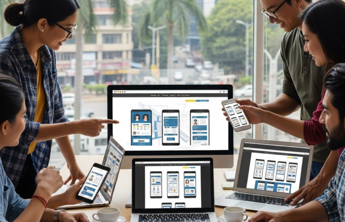 mobile first website design bangalore