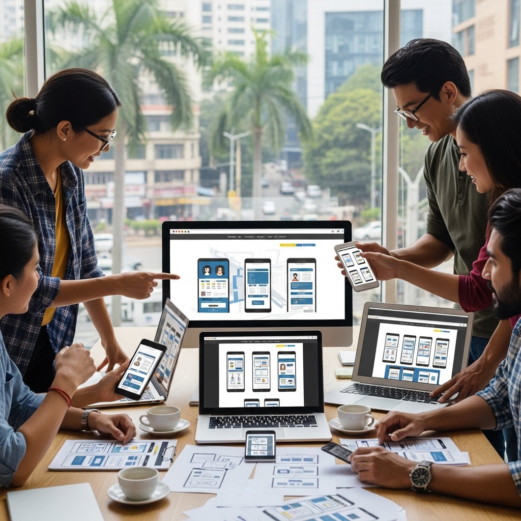 mobile first website design bangalore