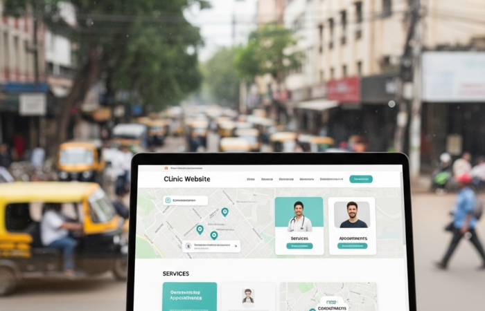 clinic website development bangalore