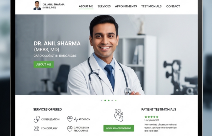 doctor personal website bangalore