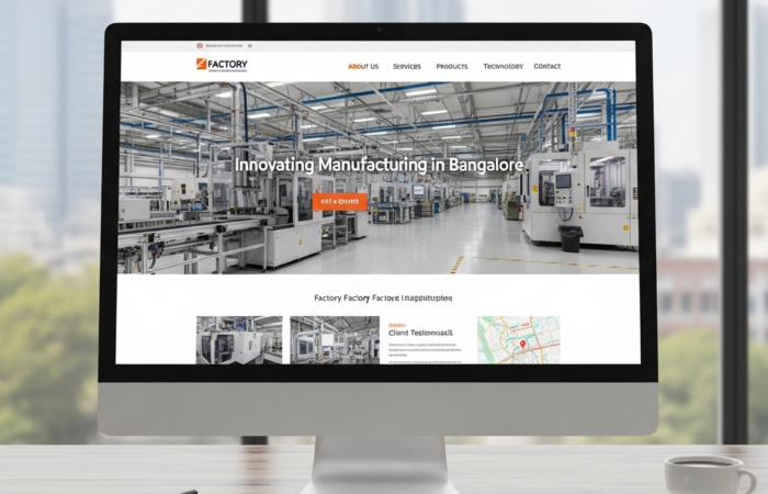 factory website design bangalore