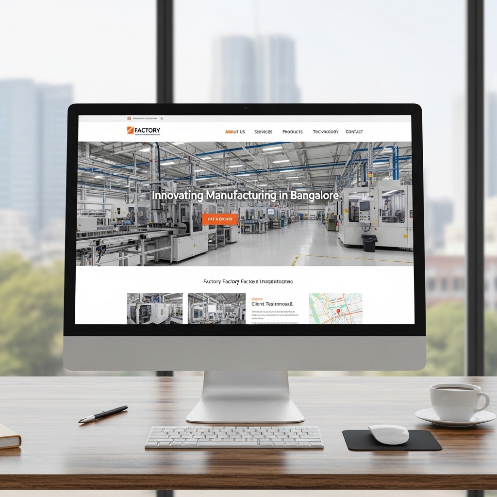 factory website design bangalore