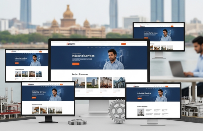 industrial website development bangalore