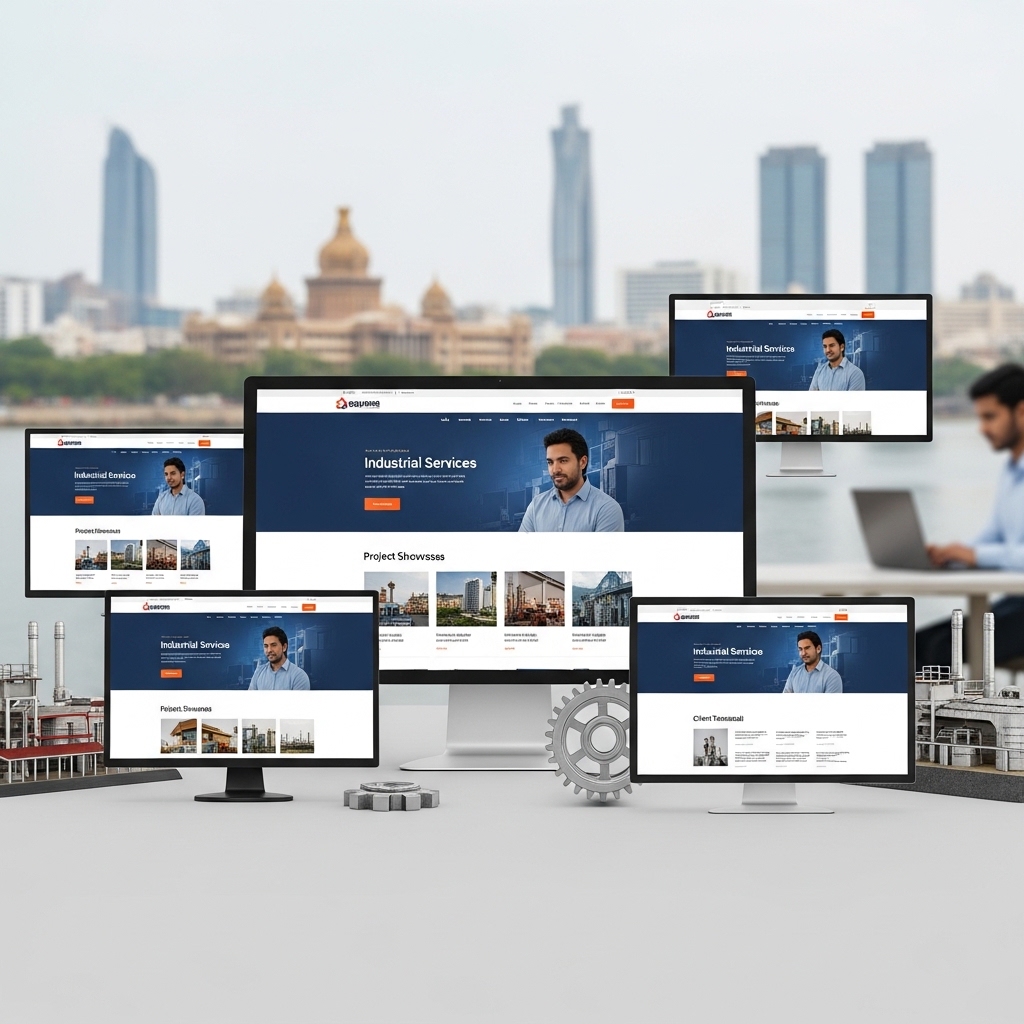industrial website development bangalore