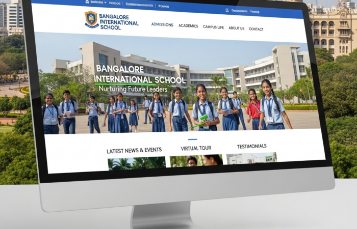 school website design bangalore