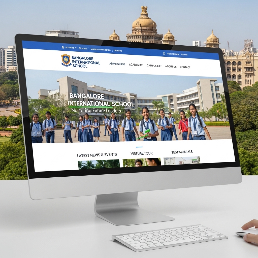 school website design bangalore