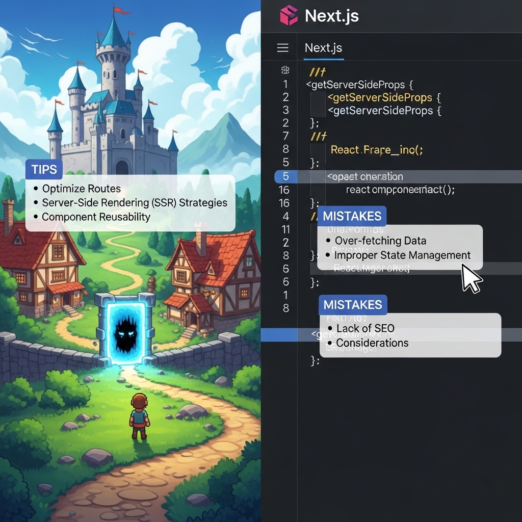 Tips & Mistakes: Navigating the Next.js Landscape with a Gamer’s Mindset