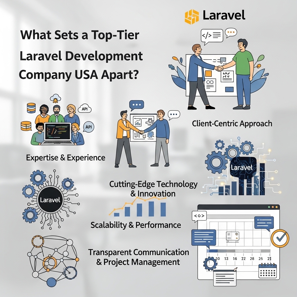 What Sets a top‑tier laravel development company usa Apart?