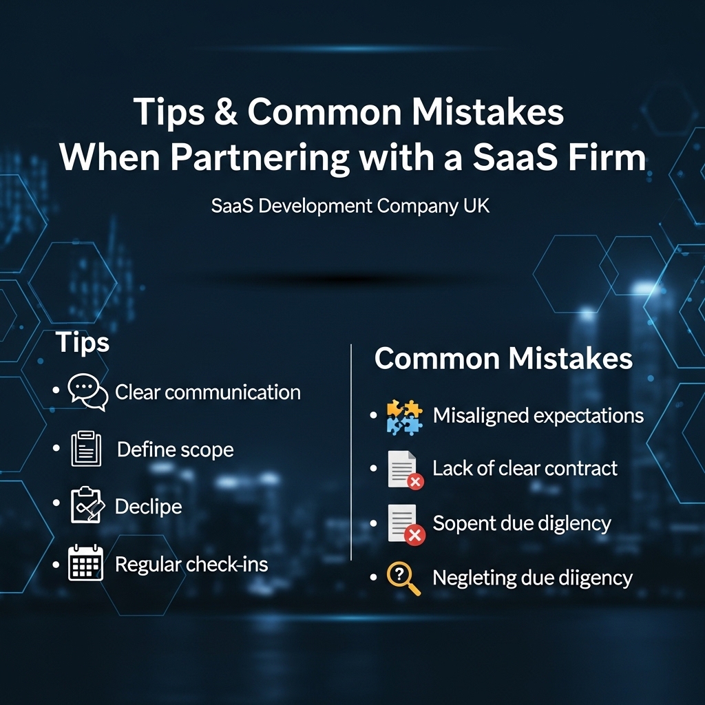 Tips & Common Mistakes When Partnering with a SaaS Firm