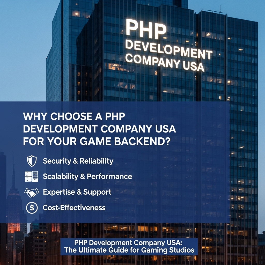Why Choose a php development company usa for Your Game Backend?