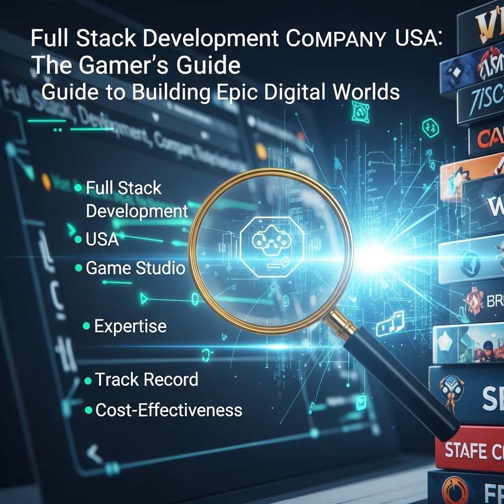 Choosing the Right full stack development company usa for Your Game Studio